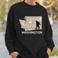 Funny Bigfoot I Believe Loves Washington Wa Sasquatch Sasquatch Funny Gifts Sweatshirt Gifts for Him