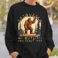 Funny Bigfoot Sasquatch Vintage Style Sasquatch Funny Gifts Sweatshirt Gifts for Him