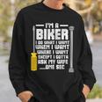 Funny Biker For A Motorcycle Lover Gift For Mens Sweatshirt Gifts for Him