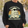 This Is Some Boo Sheet Halloween Boo Ghost Costume Sweatshirt Gifts for Him