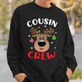 Cousin Crew Cute Reindeer Family Matching Pajama Xmas Sweatshirt Gifts for Him