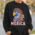 Funny Eagle Mullet 4Th Of July Usa American Flag Merica Mullet Funny Gifts Sweatshirt Gifts for Him