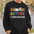Elementary And Middle School Librarian Sweatshirt Gifts for Him