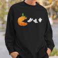 Halloween Scary Pumpkin Ghosts Creepy Halloween Gamer Sweatshirt Gifts for Him