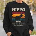 Hippo Definition Cool Hippo Animals Humor Hippopotamus Sweatshirt Gifts for Him
