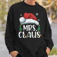 Mrs Claus Santa Christmas Matching Couple Pajama Sweatshirt Gifts for Him