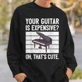 Piano Player Pianist Musician Saying I Guitar Sweatshirt Gifts for Him