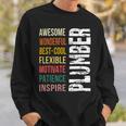 Funny Plumber Thank You Gift Awesome Sweatshirt Gifts for Him