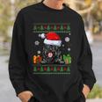 Portuguese Water Dog Santa Hat Ugly Christmas Sweater Sweatshirt Gifts for Him