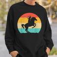 Funny Retro Western Cowgirl Gift For Girl Horse Riding Women Sweatshirt Gifts for Him