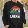 FunnyRex Gym Exercise Workout Fitness Motivational Runner 2 Sweatshirt Gifts for Him