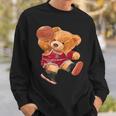 Funny Teddy Bear Basketball Slam Dunk Sport Cute Cartoon Teddy Bear Funny Gifts Sweatshirt Gifts for Him