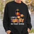 Funny Thanksgiving Pregnancy Announcement For Dad 2020 Gift For Mens Sweatshirt Gifts for Him