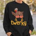 Thanksgiving Turkey Twerky Family Matching Youth Sweatshirt Gifts for Him