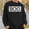 Vintage Boo For Lazy Halloween Party Costume Sweatshirt Gifts for Him