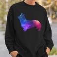 Galaxy Corgi Dog Space And Stars Lover Gift Sweatshirt Gifts for Him