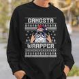Gangsta Wrapper Santa Claus Ugly Christmas Sweater Sweatshirt Gifts for Him