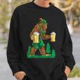 German Bigfoot Sasquatch Lederhose Oktoberfest Costume Sweatshirt Gifts for Him