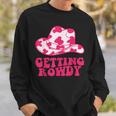 Getting Rowdy Getting Hitched Nashville Bachelorette Party Sweatshirt Gifts for Him