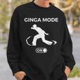 Ginga Mode On Angola Capoira Music Brazilian Capoeira Sweatshirt Gifts for Him