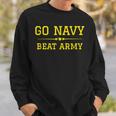 Go Navy Beat Army Us Football Funny Army Sports Gift Sweatshirt Gifts for Him