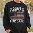 Gods Children Are Not For Sale Christian Gods Children Men Sweatshirt Gifts for Him