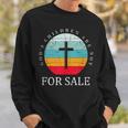 Gods Children Are Not For Sale Jesus Christian America Flag Sweatshirt Gifts for Him