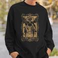 Goth Clothing Tarot Card The Devil Witchy Occult Horror Tarot Sweatshirt Gifts for Him