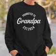 Grandpa To Be 1St Time 2024 Promoted To Grandpa 2024 Sweatshirt Gifts for Him