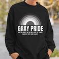 Gray Pride Were Here Were Old Were Tired Get Off Our Lawn Sweatshirt Gifts for Him