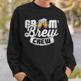 Grooms Brew Crew Groomsmen & Best ManSweatshirt Gifts for Him