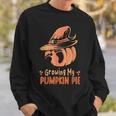 Growing My Pumpkin Pie Thanksgiving Pregnancy Announcement Thanksgiving Pregnancy Announcement Sweatshirt Gifts for Him