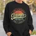 Grumps Like A Grandpa Only Cooler Vintage Retro Grandfather Gift For Mens Sweatshirt Gifts for Him
