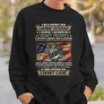 Grumpy Old Marine Veteran Not A Hero Not A Legend Sweatshirt Gifts for Him