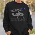 Gyrocopter Fly Pilot Aviation Sweatshirt Gifts for Him