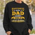 Happiness Is Being A Dad Grandpa And A Greatgrandpa Sweatshirt Gifts for Him