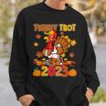Happy Thanksgiving Day 2023 Pumpkin And Run Cute Turkey Trot Sweatshirt Gifts for Him