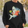 Hawaiian Shark Summer Tropical Luau Party Men Boys Kids Sweatshirt Gifts for Him