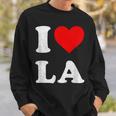 I Heart La Souvenir I Love Los Angeles Sweatshirt Gifts for Him