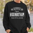 Higginbotham Name Gift Authentic Higginbotham Sweatshirt Gifts for Him