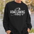 Hoco 2022 Homecoming Vibes Football Game Day School Reunion Sweatshirt Gifts for Him