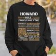 Howard Name Gift Howard Born To Rule Sweatshirt Gifts for Him