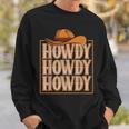 Howdy Cowboy Cowgirl Western Country Rodeo Southern Men Boys Sweatshirt Gifts for Him