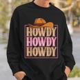 Howdy Cowgirl Western Country Rodeo Southern For Women Girls Sweatshirt Gifts for Him