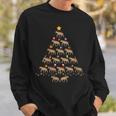 Hyena Christmas Tree Ugly Christmas Sweater Sweatshirt Gifts for Him