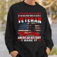 I Am A Dad Grandpa And A Veteran Nothing Scares Me Usa 106 Sweatshirt Gifts for Him