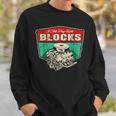 I Still Play With Blocks Car Engine Blocks Racing Mechanics Racing Funny Gifts Sweatshirt Gifts for Him