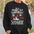 Im A Grumpy Old Coast Guard Veteran Gift Gift For Mens Sweatshirt Gifts for Him