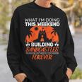 What I'm Doing This Weekend Building Sandcastle Builder Sweatshirt Gifts for Him