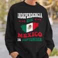 Independencia De Mexico Flag Pride Mexican Independence Day Sweatshirt Gifts for Him